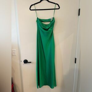 Strapless maxi dress